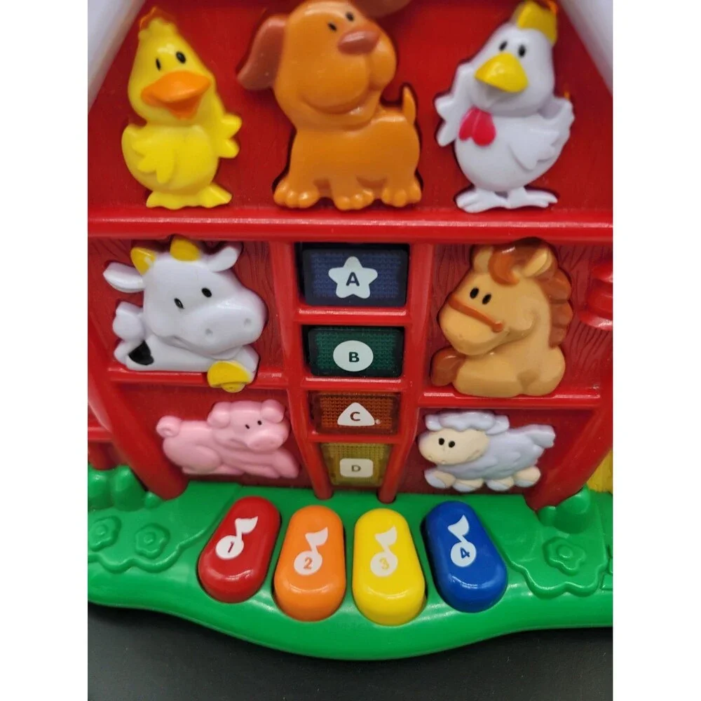 Navy Star Musical Talking Learning Farm Carry Along Toy with Animal Sounds